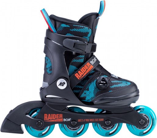 RAIDER BOA Kinder Inline Skate incl. SABRES 4 Iceblades 