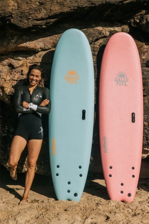 SALLY FITZGIBBON Surfboard 2025 ginger biscuit 