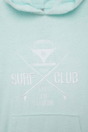 SURF CLUB Poncho 2023 surf spray/white 