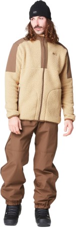 ANTHARA Zip Fleece 2025 cocoa brown 