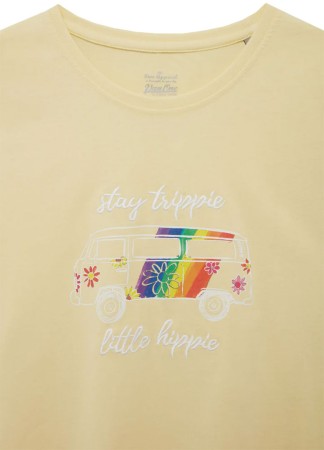 TRIPPIE HIPPIE T-Shirt 2024 light yellow/multi 