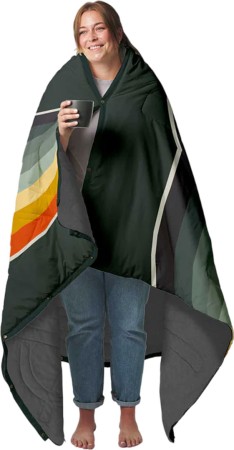 FLEECE 4in1 Decke 2025 camp vibes greengabel 