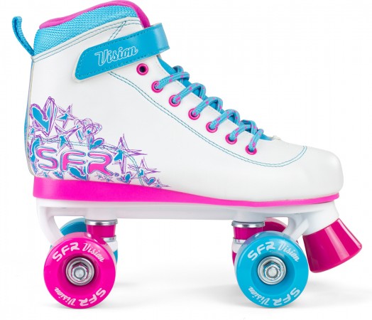 VISION II PLUS Roller Skate white/blue/pink 