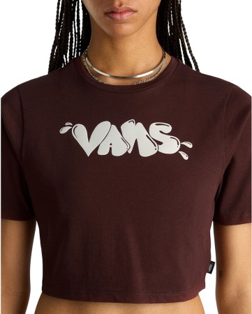 BUSTED TYPE CREW CROP II T-Shirt 2025 bitter chocolate 