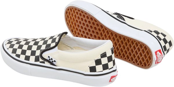 SKATE SLIP-ON Schuh 2025 checkerboard black/off 