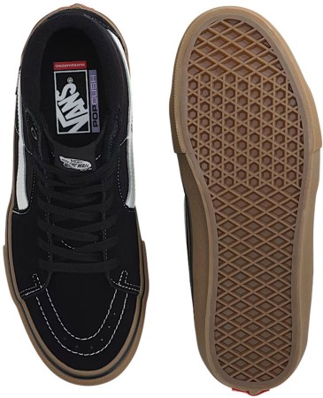 SKATE SK8-HI Shoe 2026 black/gum/white 
