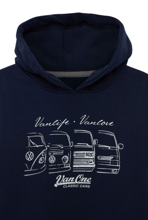 WE ARE FAMILY Hoodie 2024 navy/white 