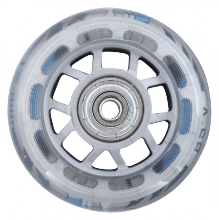 WHEELS 72mm/82a 8-Pack Wheelset clear incl. ABEC5 + 6mm Spacer 