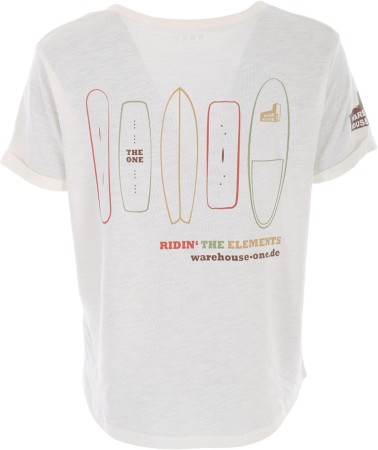 X WH1 OCEANWAVE REGULAR T-Shirt 2025 egret 