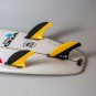 Product image 3 of the product “II MF PC TRI Fin Set 2025 black/mango ”