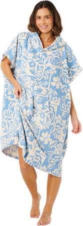 MIXED HOODED TOWEL Poncho 2026 blissful blue 