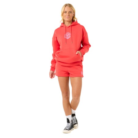 ICONS OF SURF HERITAGE Hoodie 2025 hibiscus red 