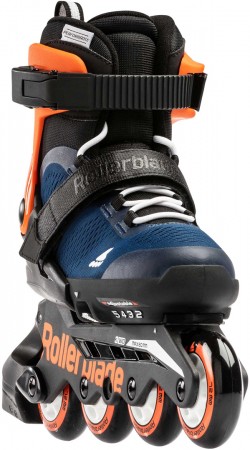 MICROBLADE TEST Inline Skate 2024 X midnight blue/warm orange 