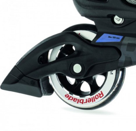 SIRIO 100 3WD Inline Skate 2020 cool grey/surf blue 