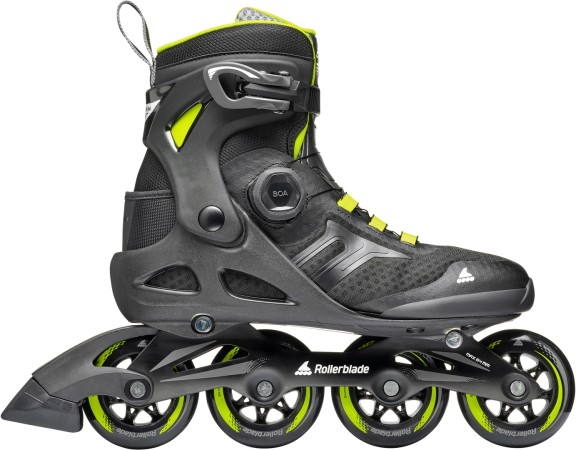 MACROBLADE 84 BOA Inline Skate 2025 black/lime 