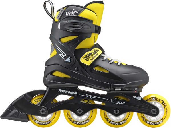 FURY Inline Skate 2025 black/yellow 