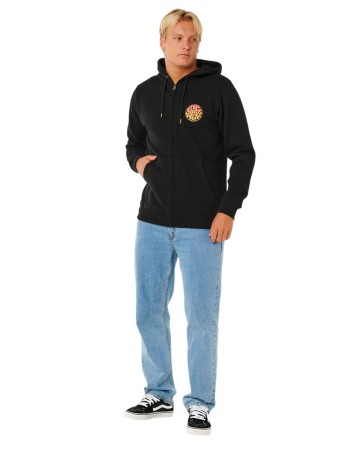 WETTIE PASSAGE ICON Zip Hoodie 2026 black/black 