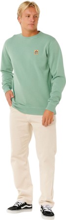 PACIFIC RINSE PATCH CREW Sweater 2026 aloe 