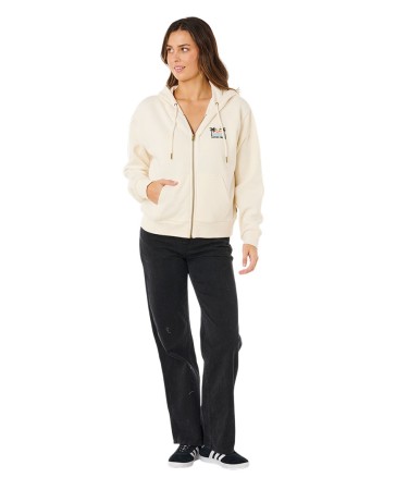 ALOHA Zip Hoodie 2026 bone 