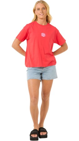 ICONS OF SURF RELAXED T-Shirt 2025 hibiscus red 
