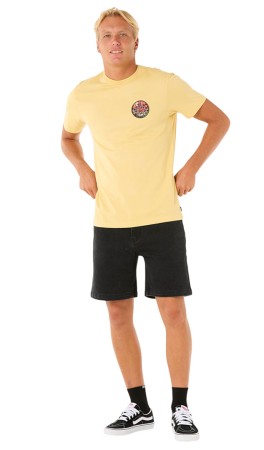 WETTIE PASSAGE ICON T-Shirt 2025 straw 
