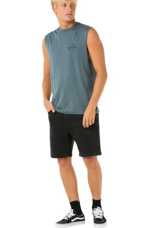 STAPLER MUSCLE Tank 2025 pine night 