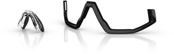 FUSION Sonnenbrille 2026 transparent white/green 