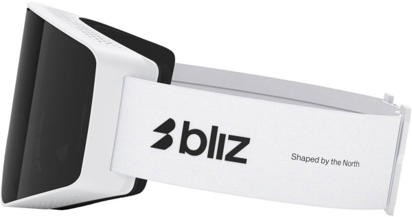 G001 Schneebrille 2026 matte white/smoke 