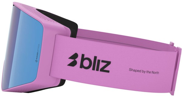 G001S Schneebrille 2026 matte pink/n_o_n violet & blue 