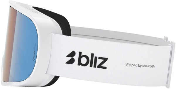 G002 Schneebrille 2026 matte white/n_o_n orange & blue 