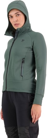 NEVIS WOOL FLEECE WOMEN Hoodie 2023 burnt sage 