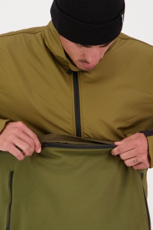 DECADE MERINO FLEECE Pullover 2024 forest floor 