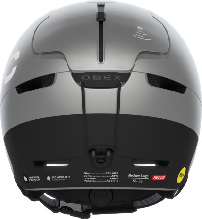 OBEX BC MIPS Helmet 2024 argentite silver matt 
