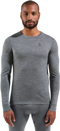 MERINO 200 WARM Longsleeve 2025 odlo steel grey melange 