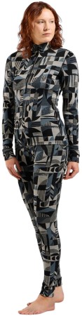 MERINO HERITAGE WOMEN Fleece 2025 provincial blue/black 