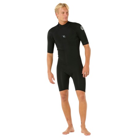 DAWN PATROL 2/2 BACK ZIP Shorty 2025 black 