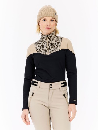 PRTJELISA 1/4 ZIP Fleece 2026 true black 