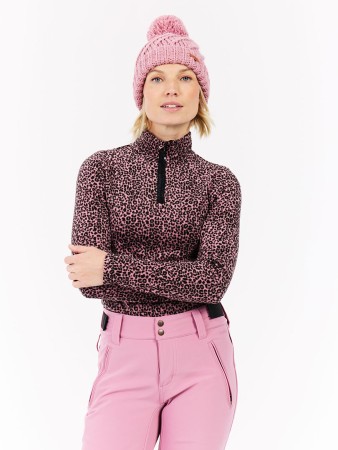 PRTREFUZZY 1/4 ZIP Fleece 2026 vintage pink 