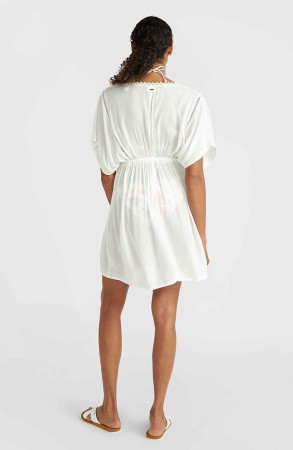 ESSENTIALS MONA BEACH COVER UP Kleid 2024 snow white 