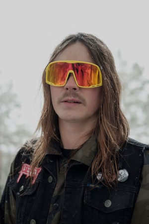 HENRIK Sonnenbrille yellow/red mirror polarized 