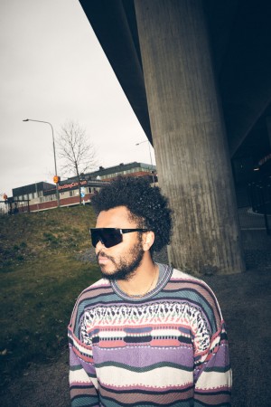 LUCA Sunglasses black/purple mirror 