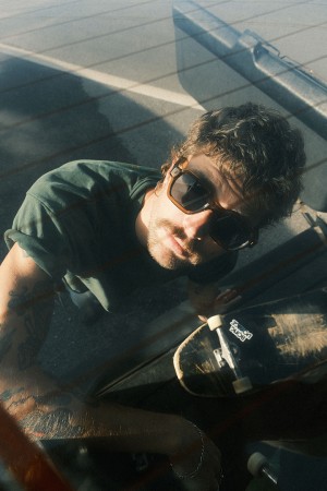 THE AK Sonnenbrille moss green/black 