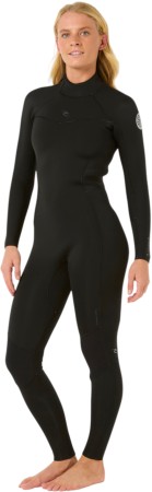 WOMENS DAWN PATROL 5/3 BACK ZIP Full Suit 2026 black 