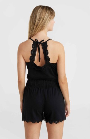 ESSENTIALS AVA SMOCKED Short 2024 black out 