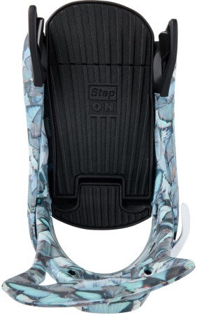STEP ON WOMENS Bindung 2025 blue butterflies 