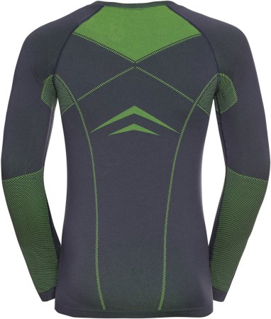 SET LONG PERFORMANCE EVOLUTION WARM Longsleeve & Pants 2023 dark sapphire/safety yellow 