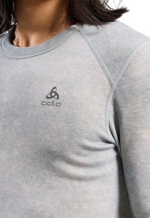 ACTIVE WARM X POW Longsleeve 2026 odlo silver grey 