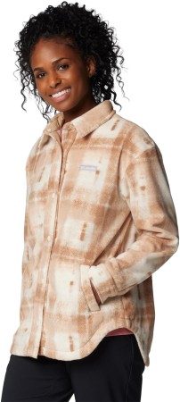 BENTON SPRINGS Fleece Hemd 2026 camel brown omblur 