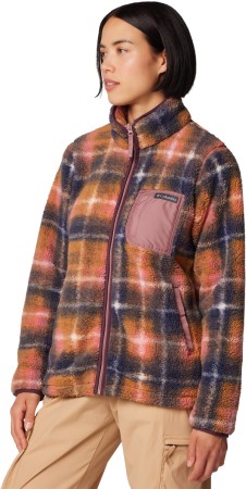 WEST BEND II PRINT Zip Fleece 2025 fig omblur 