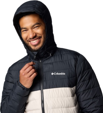 POWDER LITE II HOODED Jacke 2026 dark stone/black 